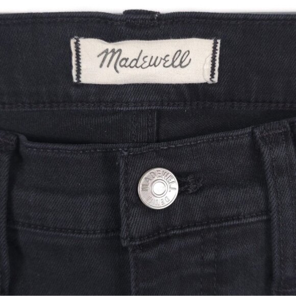 MADEWELL 9” HIGH RISE SKINNY Jeans Black Size 28 - Picture 5 of 13